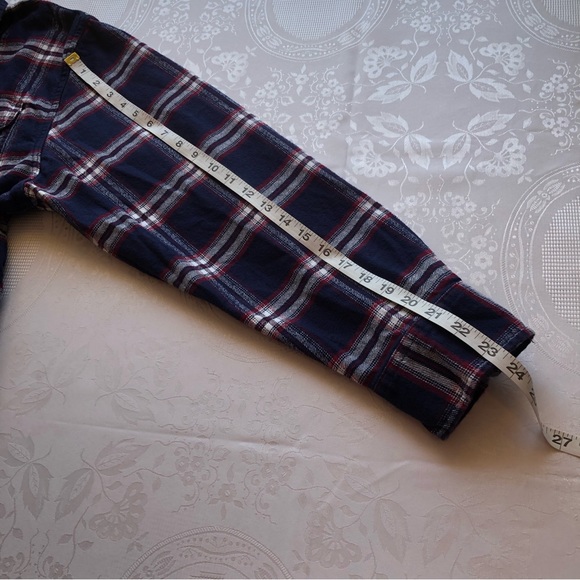 JACHS Heavyweight Flannel Jacket/Shirt Button-Down Blue/Red Plaid Men’s Size XL - Picture 7 of 12